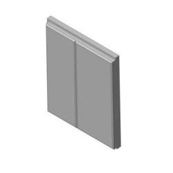 Žárobetonová deska zadní, levá IMPRESSION 3G 59.44.14